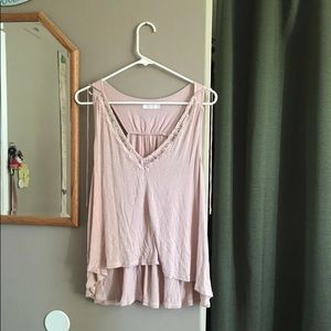 Light pink tank top